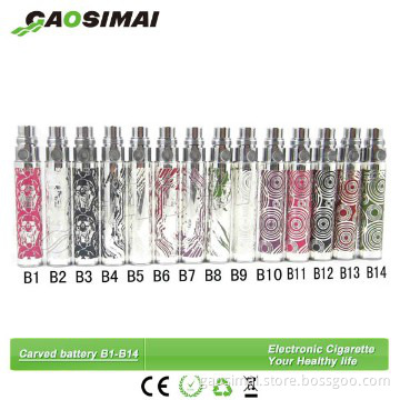 eGo carved battery electronic cigarette batteries wholesale